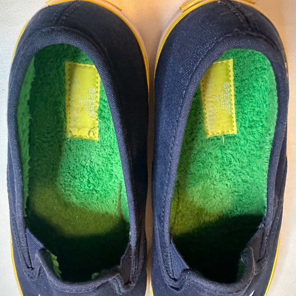 Sperry LOVE Tennis Slip On Shoes Navy Canvas Sneakers Men's 10.5 - Picture 9 of 9